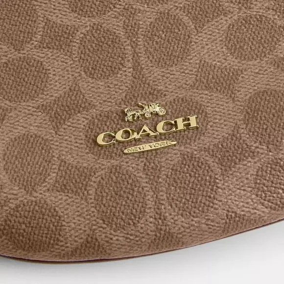 New! Coach Mini Payton BagIn Signature Canvas - Picture 6 of 8